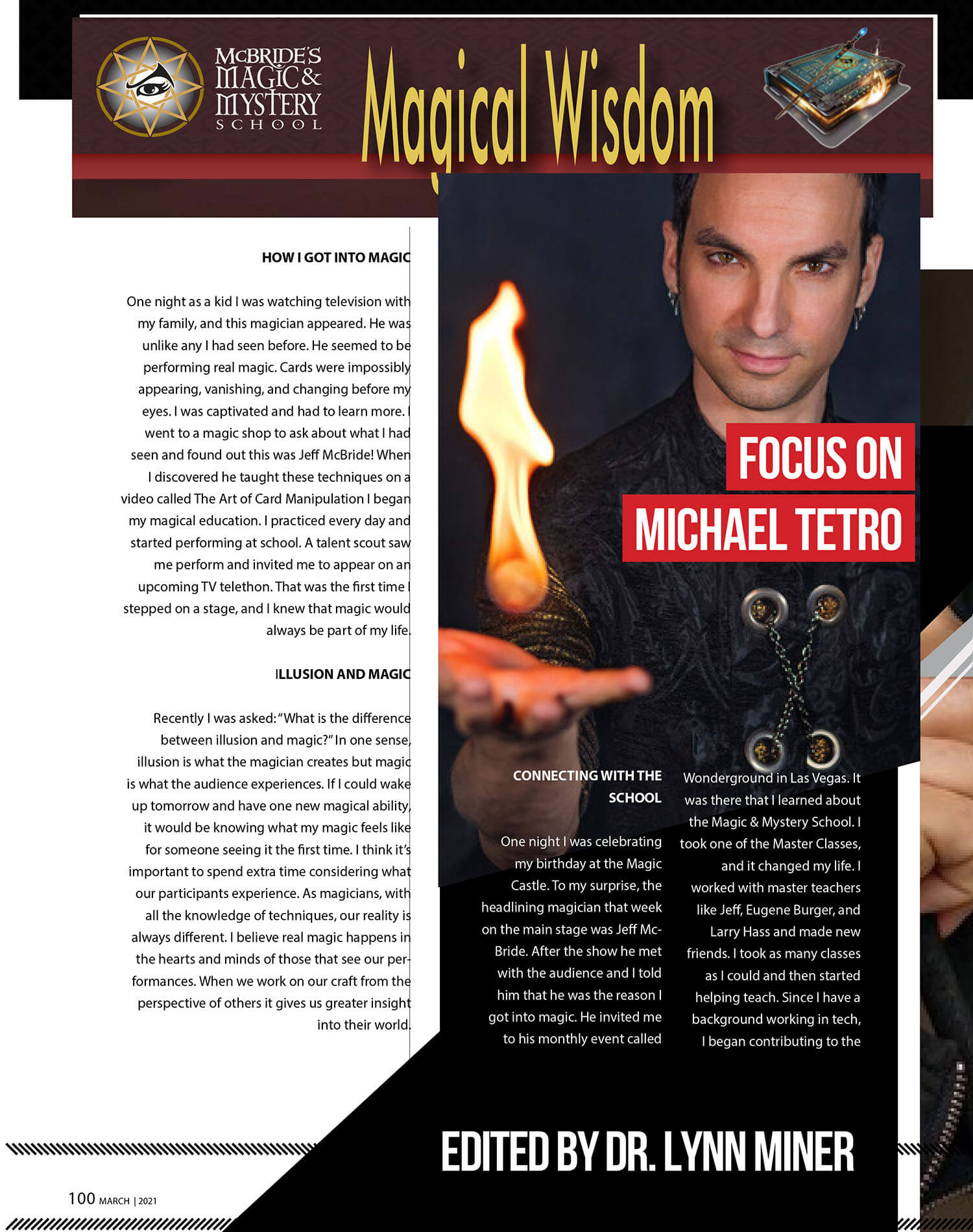 Mentalist Magician Los Angeles Magical Wisdom Feature Tetro Magic